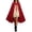 A72 Red, variant on FASHOFT Halloween For Adults Stylish Plain Color Hooded Cape Play Dress Up Fancy Outfit For Theme Party Halloween Red One Size