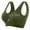 Army Green 02, variant on Maplenight Sports Bras for Women Removable Padless No Underwire Racerback Bralettes Breathable Support Comfy Lightweight Active Bra