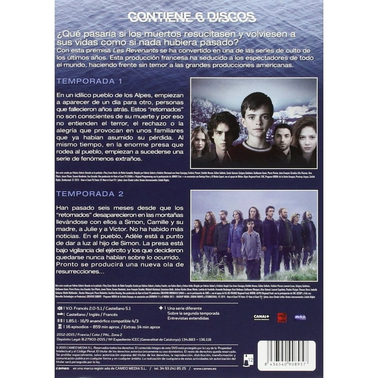 The Returned - Seasons 1 & 2 - 6-DVD Set ( Les Revenants ) ( The Returned -  Seasons One and Two (16 Episodes) ) [ NON-USA FORMAT, PAL, Reg.2 Import -  Spain ] 