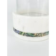 thumbnail image 2 of White Marble Rainbow Pearl Hurricane Candle Holder, 2 of 5