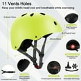 thumbnail image 5 of Rirool Kids Bike Helmet & Protective Gear Set - Ages 3-10 Boys Girls - Skateboard Cycling Scooter Rollerblading - Green, 5 of 9