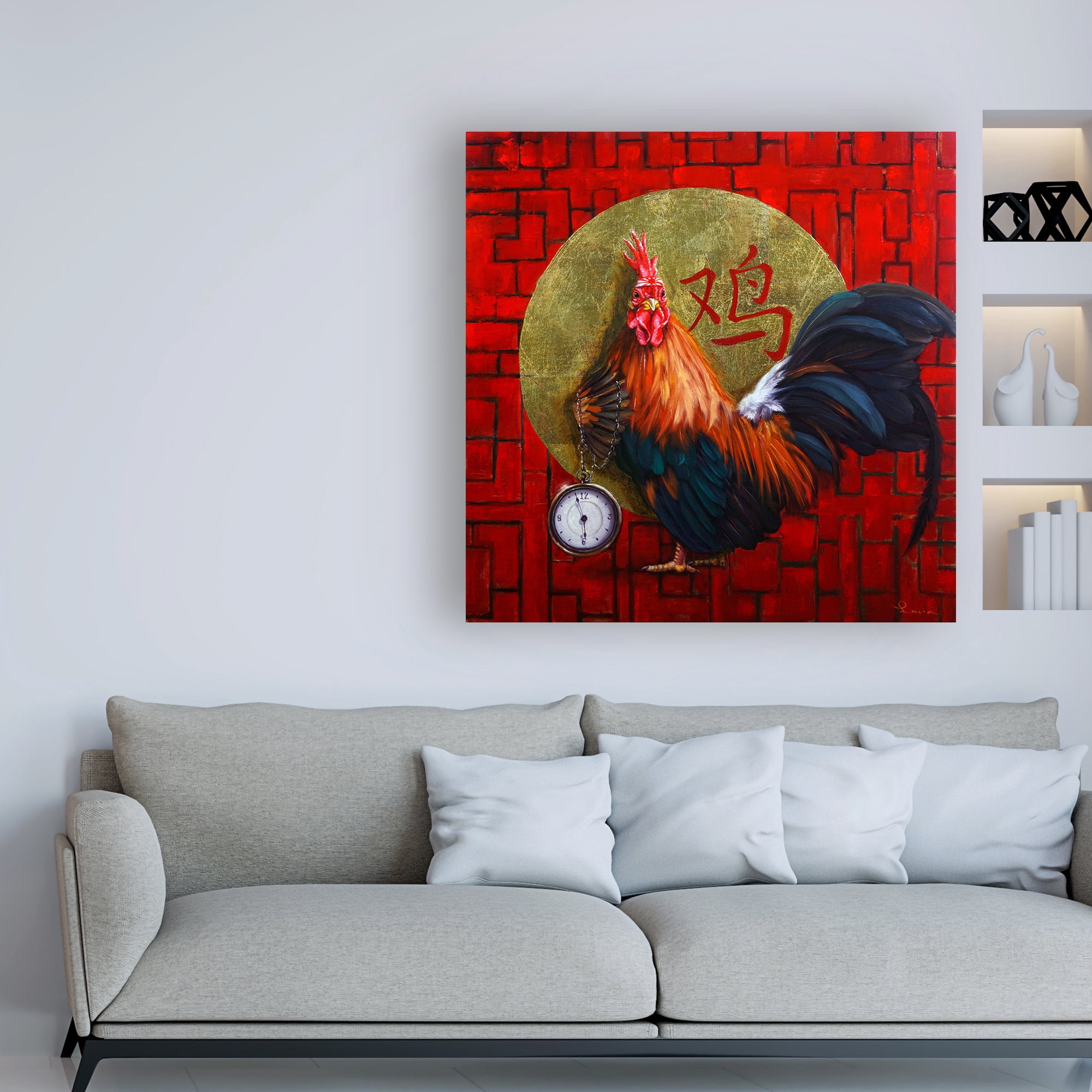 Trademark Fine Art 'Keeper of Time' Canvas Art by Lucia Hefferna