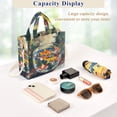 thumbnail image 5 of FORMRS Womens Corduroy Tote Bag Crossbody Shoulder Handbag with Pocket, Colorful Goldfish, 5 of 7