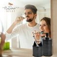 thumbnail image 2 of Autumn Alley 2 Piece Matte Black Bathroom Accessories Set- Soap Dispenser & Toothbrush Holder for Farmhouse Bathroom, 2 of 8