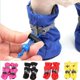 thumbnail image 2 of Juego de 4 botas impermeables para perros y chihuahuas, antideslizantes, para lluvia, para gatos pequeños, perros, cachorros y mascotas, 2 of 5
