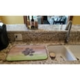 thumbnail image 2 of Dog Paw Watercolor Dish Drying Mat, 2 of 7