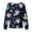 Dark Blue_02#724d, variant on Hearthz Snap Front Women's Scrub Jacket Tops Long Sleeve Stretchy Animals Pattern Nursing Shirt Working Uniforms Scrub Tops Women with Pocket