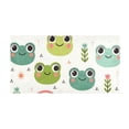 thumbnail image 2 of Bath Mat Soft Plush Non-Slip Absorbent Bathroom Rugs 39"x20" Cute Frog Head and Rainbow, 2 of 8