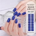 thumbnail image 3 of Fashion Gel Nail Stickers 22Pcs Set Nail Wraps Ready to Use No UV Light Required, 3 of 21