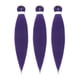 thumbnail image 5 of Purple Pre-stretched Braiding Hair, Demon Hunters Rumi Cosplay Wig for Kids, Anime Halloween Costume Accessories, 5 of 5