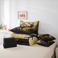 thumbnail image 5 of Manfei Teens Wildlife Reindeer Bedding Comforter Set 7-Piece, Farmhouse Animal King Bedding Sets, Rustic Countryside Reversible Bed Sheets, Microfiber Bedroom Decor, 5 of 7