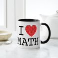 thumbnail image 4 of CafePress - I Heart Math - 11 oz Ceramic Mug - Novelty Coffee Tea Cup, 4 of 4