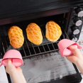 thumbnail image 2 of Guantes para horno Sincero Mitones de silicona gruesos resistentes al calor 3 pares colores, 2 of 4