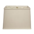 thumbnail image 1 of Cloth & Wire Slant Abat-Jour Rectangle Softback Rétro avec Laveuse, Vanille, 1 of 2