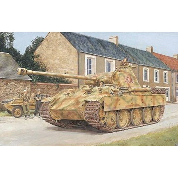 Dragon 6168 1:35 SdKfz 171 Panther A Late Type Tank Normandy 1944 ...