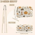 thumbnail image 4 of FORMRS Women Crossbody Purse with Chain Strap Vegan Leather Shoulder Handbag, Beige Fall Pumpkin, 4 of 7