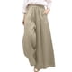 thumbnail image 1 of Gibobby pantalones de vestir mujer Pantalones largos de pierna ancha informales sueltos ligeros de cintura alta elásticos para mujer con bolsillo (Caqui, XL), 1 of 5
