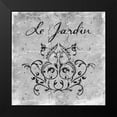 thumbnail image 2 of Grey, Jace 15x15 Black Modern Framed Museum Art Print Titled - Le Jardin 2, 2 of 5