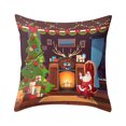 thumbnail image 2 of Hwkond Throw Pillows Cover for Bed Christmas Pillowcase Christmas Decoration Interior Pillowcase on Clearance, 2 of 2