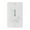 White, variant on Kichler 1Ddtrim Single Gang Wall Plate For Under Cabinet System Led Dimmer - White