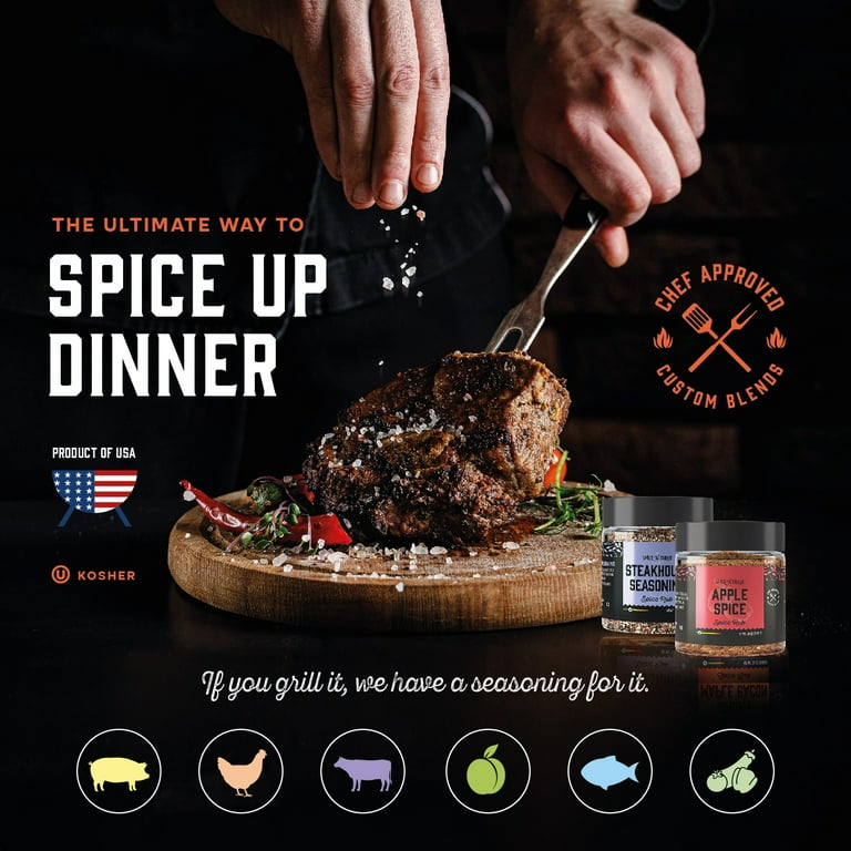 Spice 'N Dulge Backyard Grill Spice & Seasonings Gift Set, 20