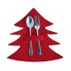 thumbnail image 5 of Yuarrent 4 unids/set árbol de Navidad vajilla bolsa de almacenamiento bolsa organizador de decoración tenedor cuchara bolsillo Festival fiesta banquete Kits de decoración para fiestas Rojo Yuarrent HA068283-01B, 5 of 6