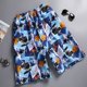 thumbnail image 1 of Pantalones cortos de baño de talla grande para hombre, Shorts de playa con estampado de flores, azul, para gimnasio, surf, 2023 Fivean unisex, 1 of 2