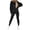 Black, variant on Terry Cloth Rompers for Women 3Pcs Women's Sports Suit Loose Hooded Pockets Sweatshirt And Vest And Slim Trousers Ropa Deportiva Para Mujer Camping Outfits for Women Womens Sweats(White,M)