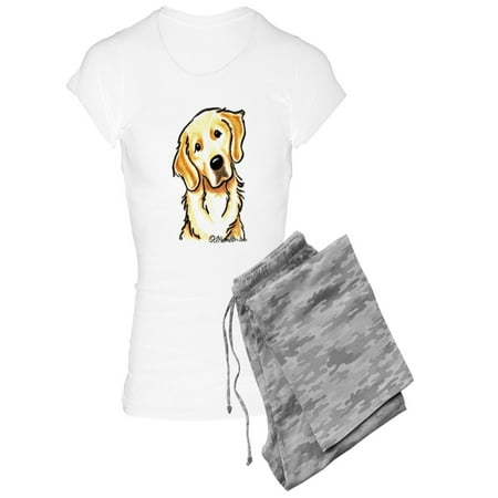 

CafePress - Golden Retriever Portrait - Women s Light Pajamas