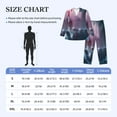 thumbnail image 6 of Kll Lighthouse Waves Torrential Rain Sleepwear Mens Flannel Pajamas,Long Cotton Pj Set, 6 of 9