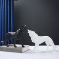 thumbnail image 3 of Artesanías creativas de resina con diseño geométrico de animales, decoración de lobo para el hogar, sala de estar, oficina, escritorio, regalo, 3 of 5