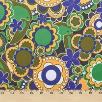 Ottertex Printed Canvas Fabric Waterproof Outdoor 60" Wide 600 Denier Sold by The Yard (Paradise Green)