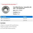 thumbnail image 2 of Front Wheel Bearing - Compatible with 2007 - 2012 Mazda CX-7 2008 2009 2010 2011, 2 of 2