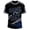 Black, variant on Game Day Shirt for Men Football Season Print Striped Short Sleeve Crew Neck Sports Fan Graphic Jersey Deep Red S