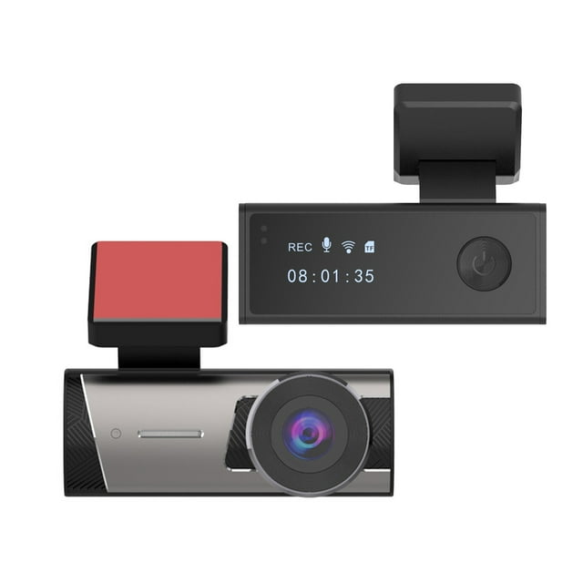 Rkstn HD Driving Recorder Dash Cam,1080P Hd,Built in Wifi Smart Dash Camera for Cars,Large Wide-Angle Fov, Wdr, Night Vision,G-Sensor Support App Real- Viewing