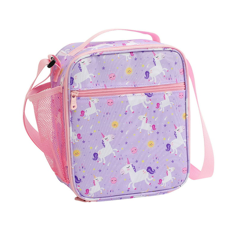 TuErCao Unicorn Lunch Box for Girls Kids Teens Insulated Lunch Bag