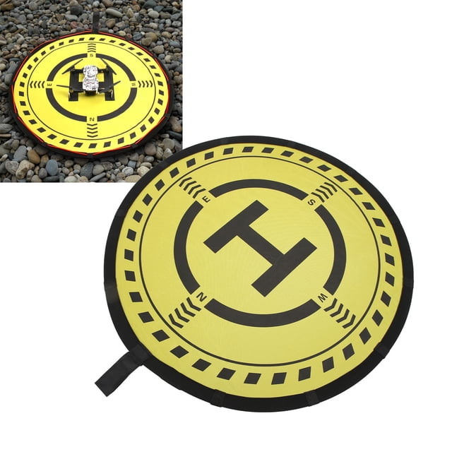 Drone Landing Pad, Night Light Drone Landing Pad 4 Light Mode High Accuracy Printing Double Side for Air 3