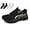 Black Gold, variant on Women's Wide Width Walking Shoes, Slip-Resistant and Comfortable Sneakers for All-Day Support (Black Gold 10.5 US Women)