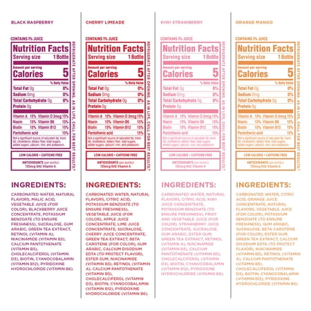 Sparkling Ice Purple Variety Pack, Flavored Sparkling Water, Zero Sugar, with Vitamins and Antioxidants, 17 fl oz, 12 count (Black Raspberry, Cherry Limeade, Orange Mango, Kiwi Strawberry) - Image 2