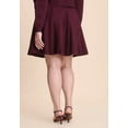 thumbnail image 3 of ELOQUII Women's Plus Size Pleated Sweater Mini Skirt, 3 of 3