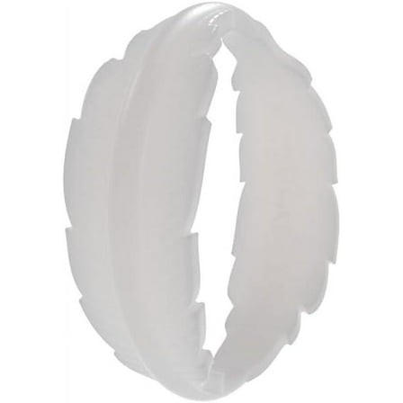 QALO Men's Rubber Silicone Ring, Polished Step Edge Rubber Wedding Band, Breathable, Durable Rubber Wedding Ring for Men, Multi Packs, Multi Colors