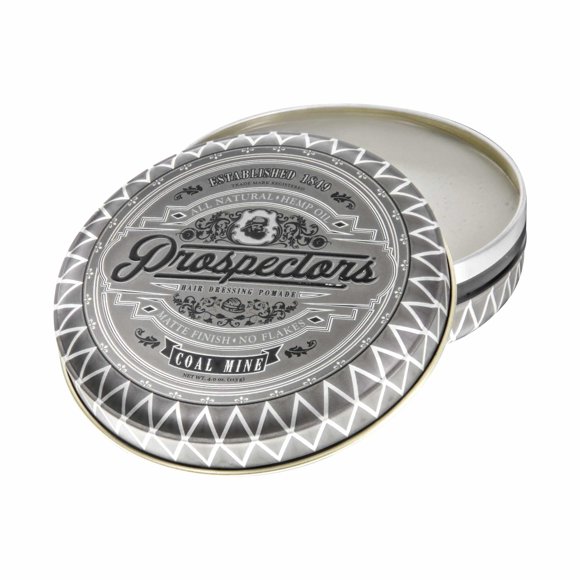 PROSPECTORS Mine de Charbon Argile Mate Cheveux Pomade Boîte en Étain de 4 oz