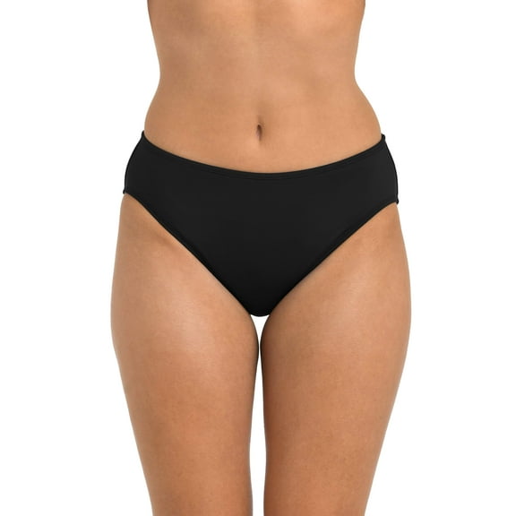 24th Ocean Solid Mid Waist Bikini Bottom