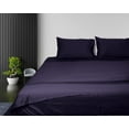 thumbnail image 4 of Cloud Fino 100% Cotton Sheet Set- 4 Piece Sheet Set- 600 Thread count- Flat Sheet, Fitted Sheet ups to 15" Deep pocket and 2 pillowcases- Super Soft Hotel Luxury Sheets Set(Navy Blue,Twin XL), 4 of 6