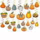 thumbnail image 3 of Ganfancp 12Pcs Día de Acción de Gracias Tema Calabaza Papel Tornillo Colgante Fiesta Escena Decoración Decoración Colgante Ofertas Del Día 12 Tarjetas de Calabaza + 12 Espirales Individuales, 3 of 7