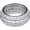 White Gold, variant on 14K Gold Micro-Inlaid Five-Row Moissanite Ring, Hip-Hop Style Ring, A Five-Rowed Showstopper for Grand Events,Father's Day Gift