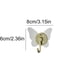 thumbnail image 3 of Ganchos con ventosa al vacío, ganchos que no dejan marcas, ganchos adhesivos fuertes para almacenamiento, ganchos para puertas de cocina y baño, resistentes, plegables, con marco de metal,, 3 of 6