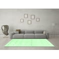 thumbnail image 3 of Ahgly Company Indoor Rectangle Solid Emerald Green Modern Area Rugs, 5' x 8', 3 of 4