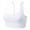 White, variant on IWRICH Sports Bra for Women High Support Strappy Sports Bra Moulded Cup High Impact Workout Tops Yellow XL