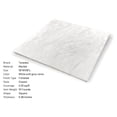 thumbnail image 3 of Carrara Marble Tile 18x18 - Italian White Bianco Polished Marble for Floor & Wall - Bathroom, Kitchen, Fireplace - 3/8" Thick, 2.25 sq.ft. per Tile, 3 of 6